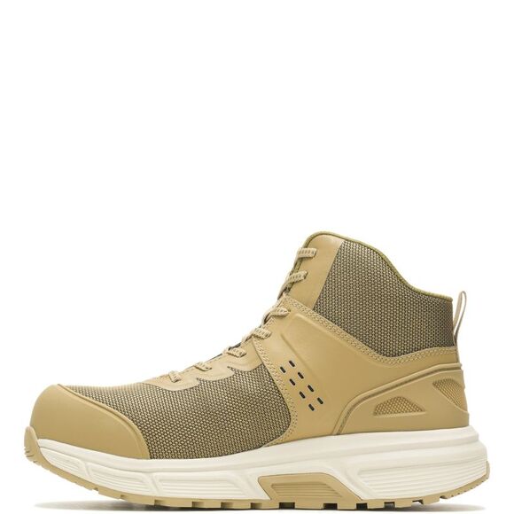 Bates Mens Jumpstart Mid Energybound Carbon Safety Toe Beige Boots (NWT)